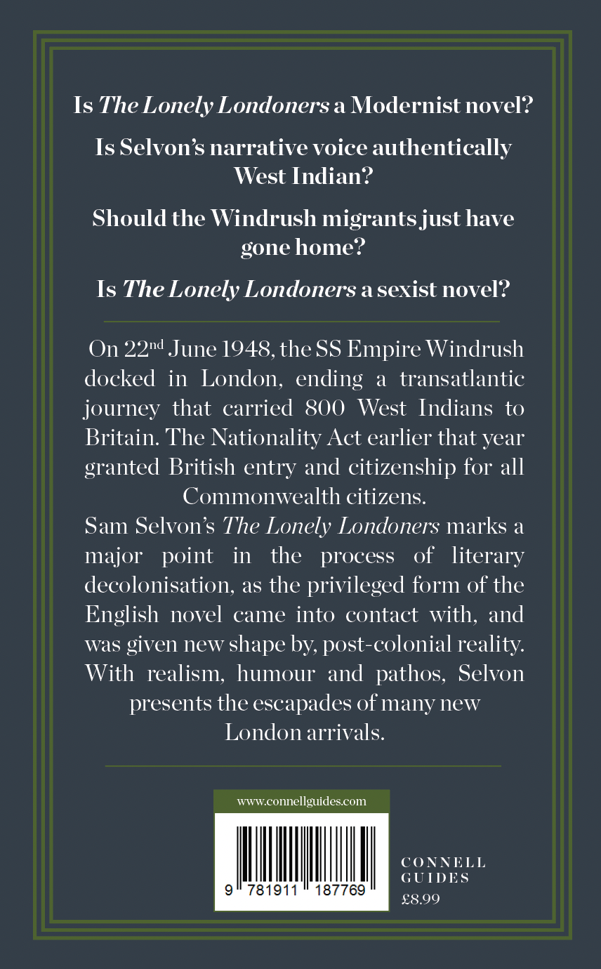 The Connell Guide to Sam Selvon’s Lonely Londoners