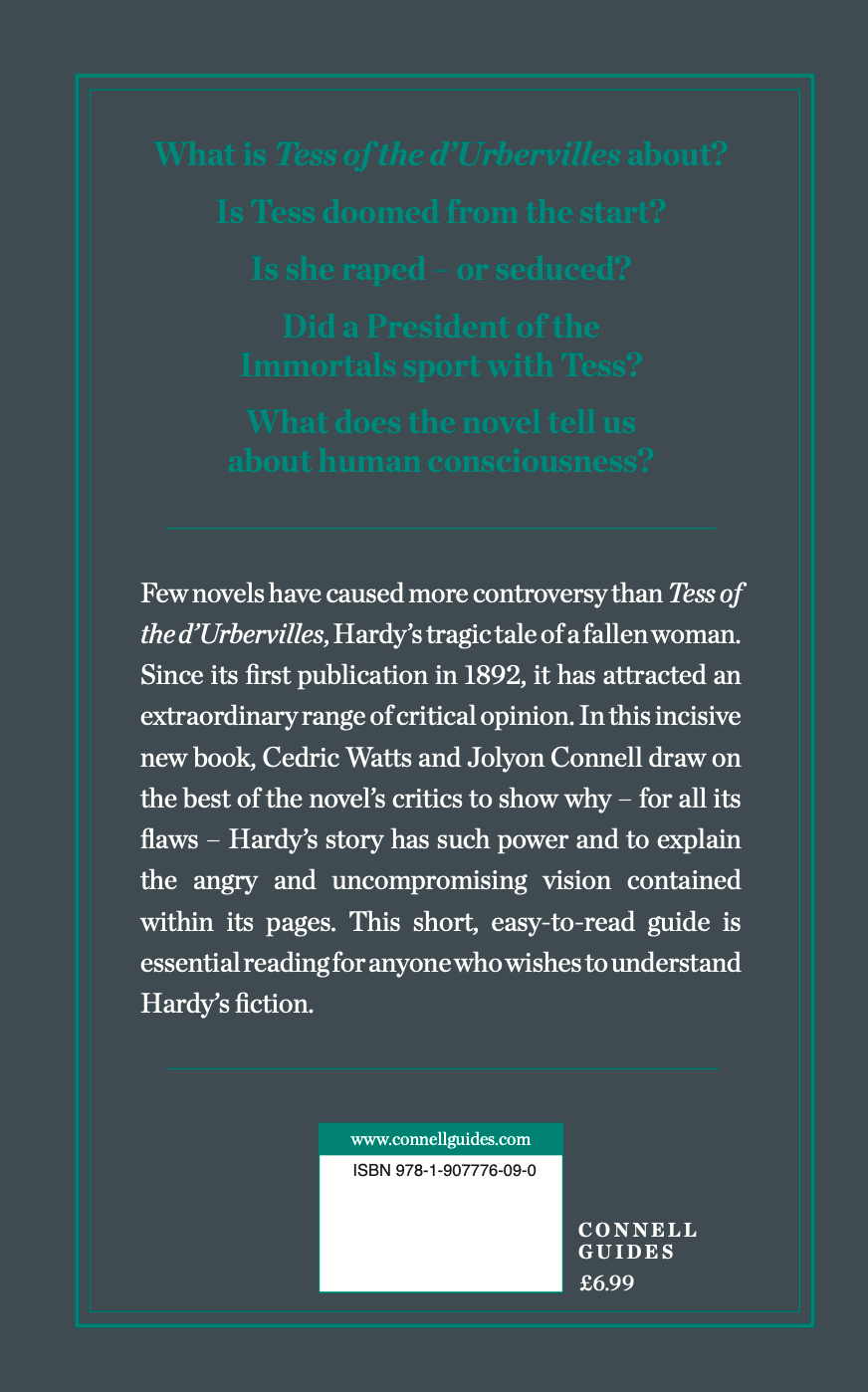 The Day x Connell Guides - The Connell Guide to Thomas Hardy's Tess of the D'Urbervilles