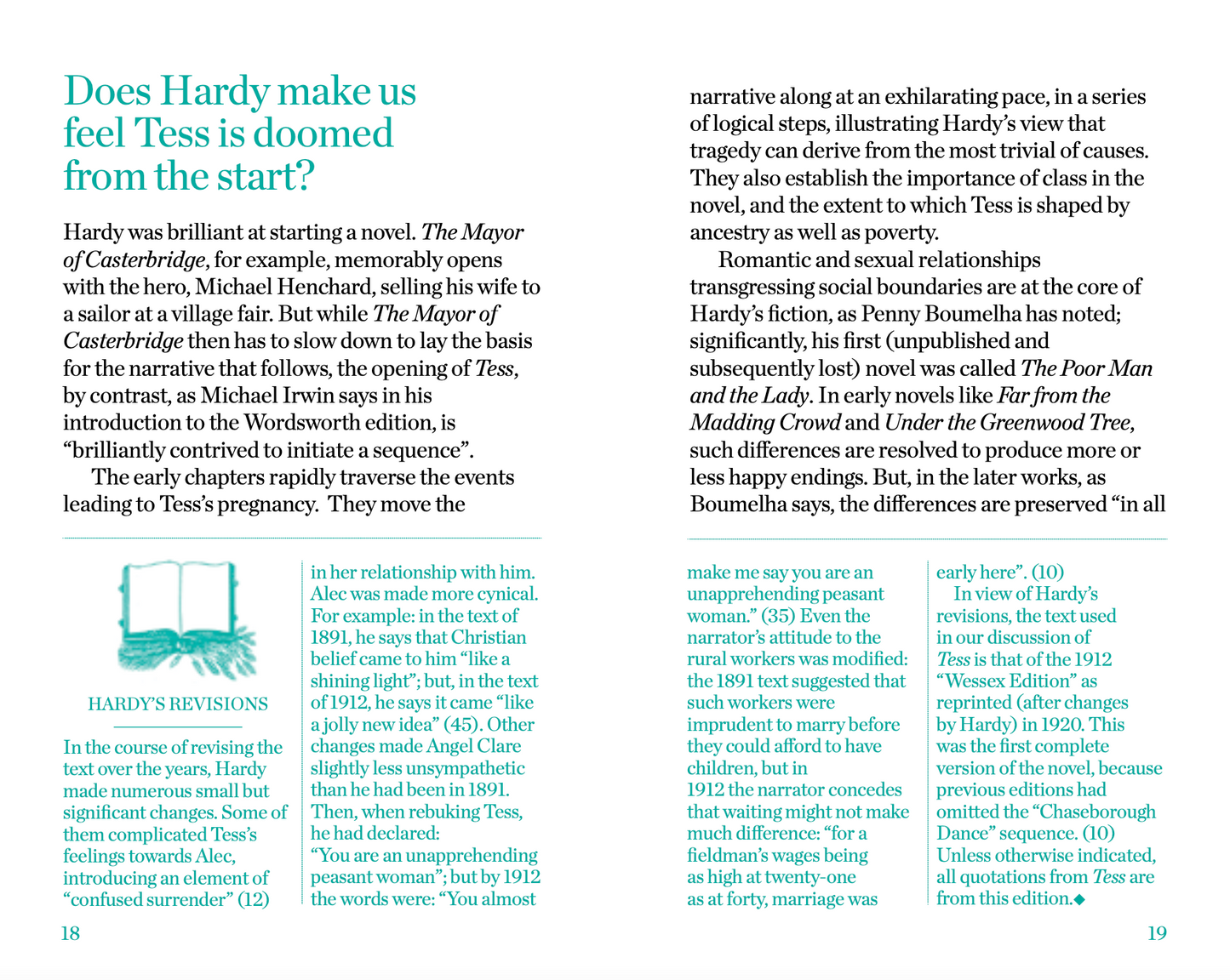 The Day x Connell Guides - The Connell Guide to Thomas Hardy's Tess of the D'Urbervilles