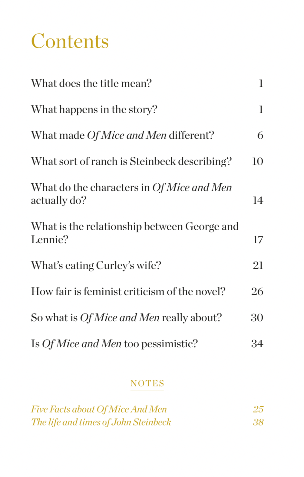 The Day x Connell Guides - The Connell Short Guide to John Steinbeck's Of Mice and Men