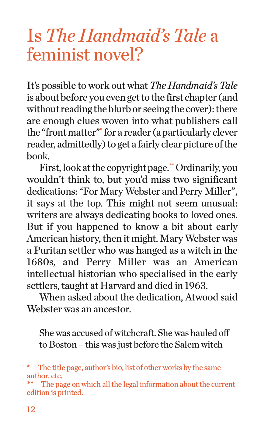The Day x Connell Guides - The Connell Short Guide to Margaret Atwood's The Handmaid's Tale