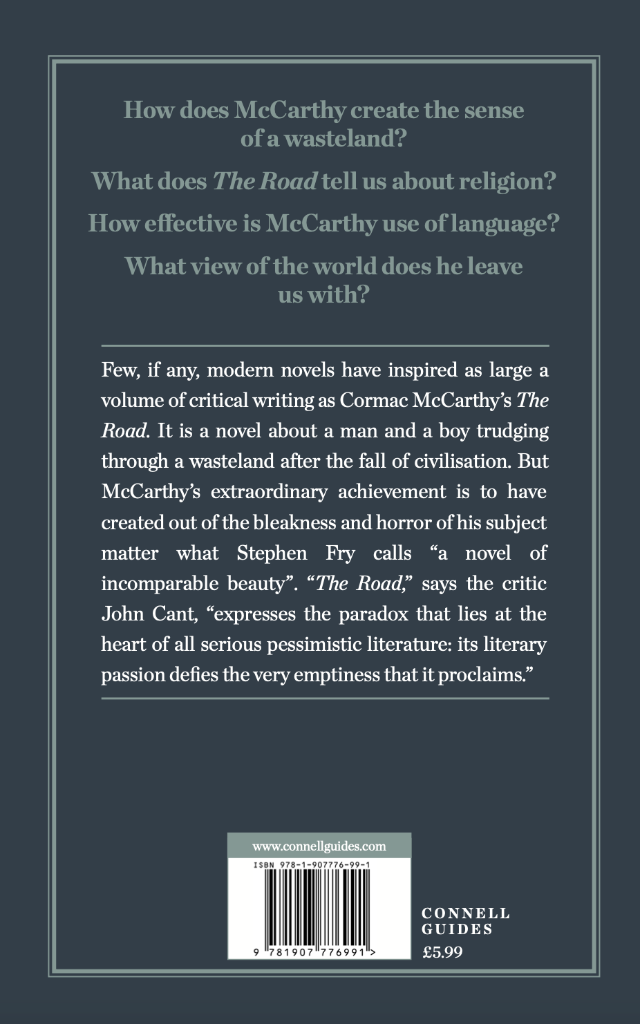 The Day x Connell Guides - The Connell Short Guide to Cormac McCarthy's The Road