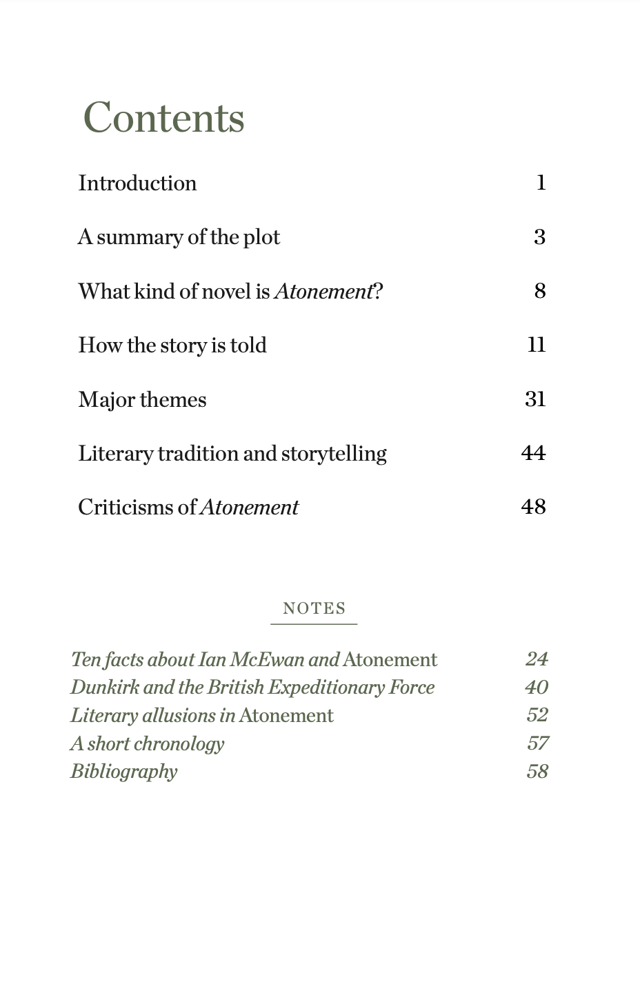 The Day x Connell Guides - The Connell Short Guide to Ian McEwan's Atonement