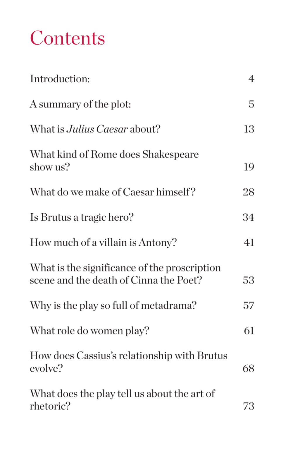 The Day x Connell Guides - The Connell Guide to Shakespeare's Julius Caesar