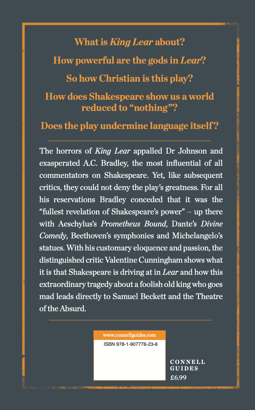 The Day x Connell Guides - The Connell Guide to Shakespeare's King Lear
