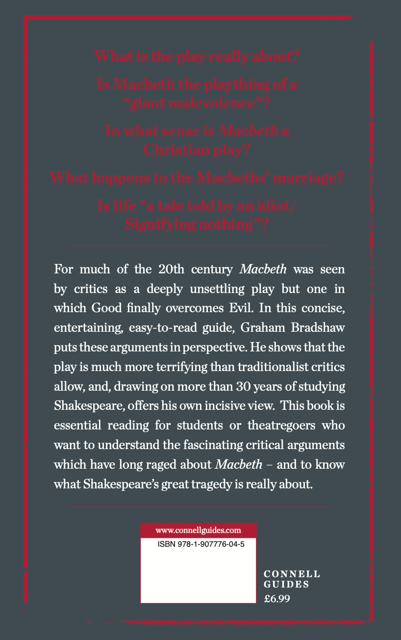 The Day x Connell Guides - The Connell Guide to Shakespeare's Macbeth