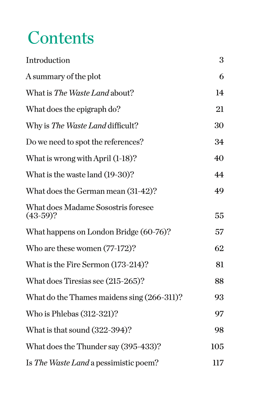 The Day x Connell Guides - The Connell Guide to T.S Eliot's The Wasteland