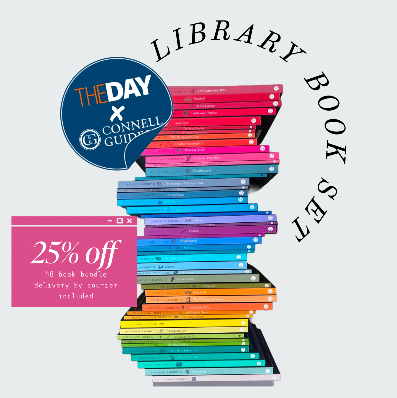 School Library Book Set - 25% off collection of 48 titles in partnership with The Day
