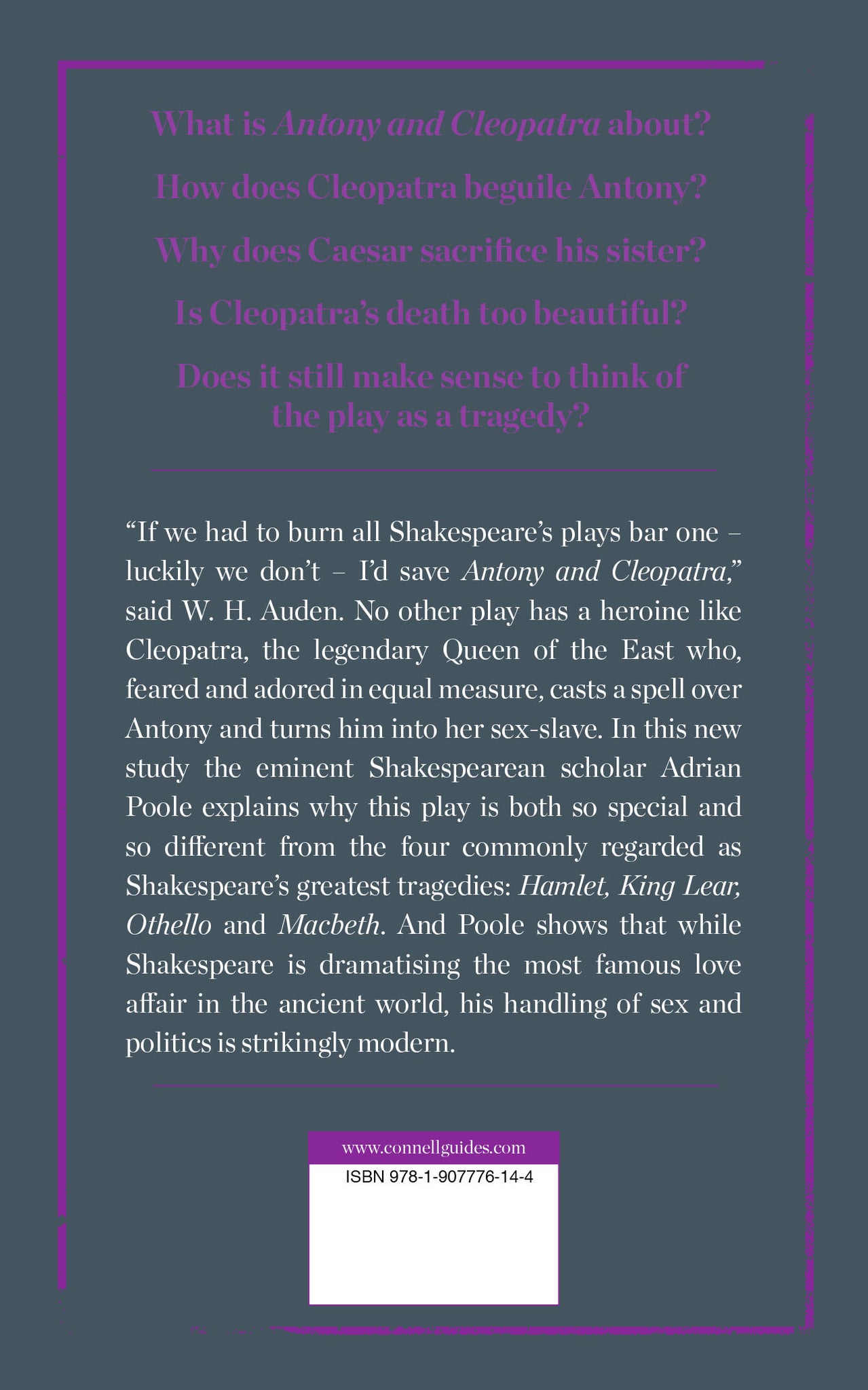 Shakespeare's Antony and Cleopatra Study Guide