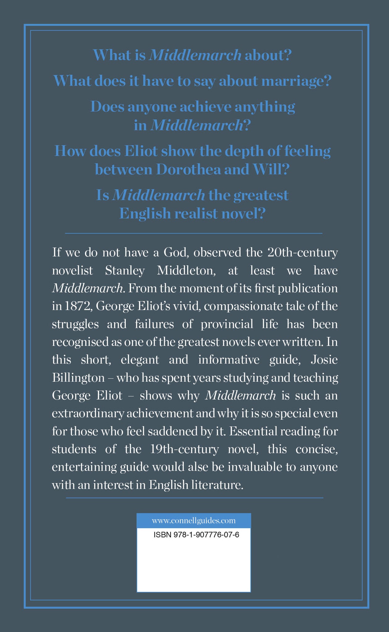 George Eliot's Middlemarch Study Guide