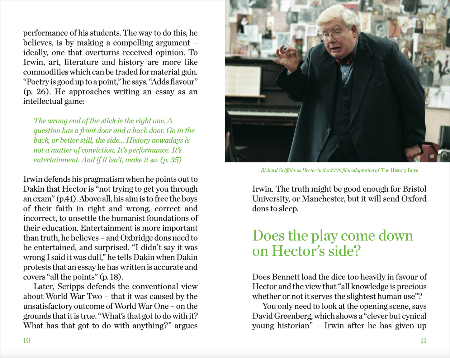 The Day x Connell Guides - The Connell Guide to Alan Bennett's The History Boys