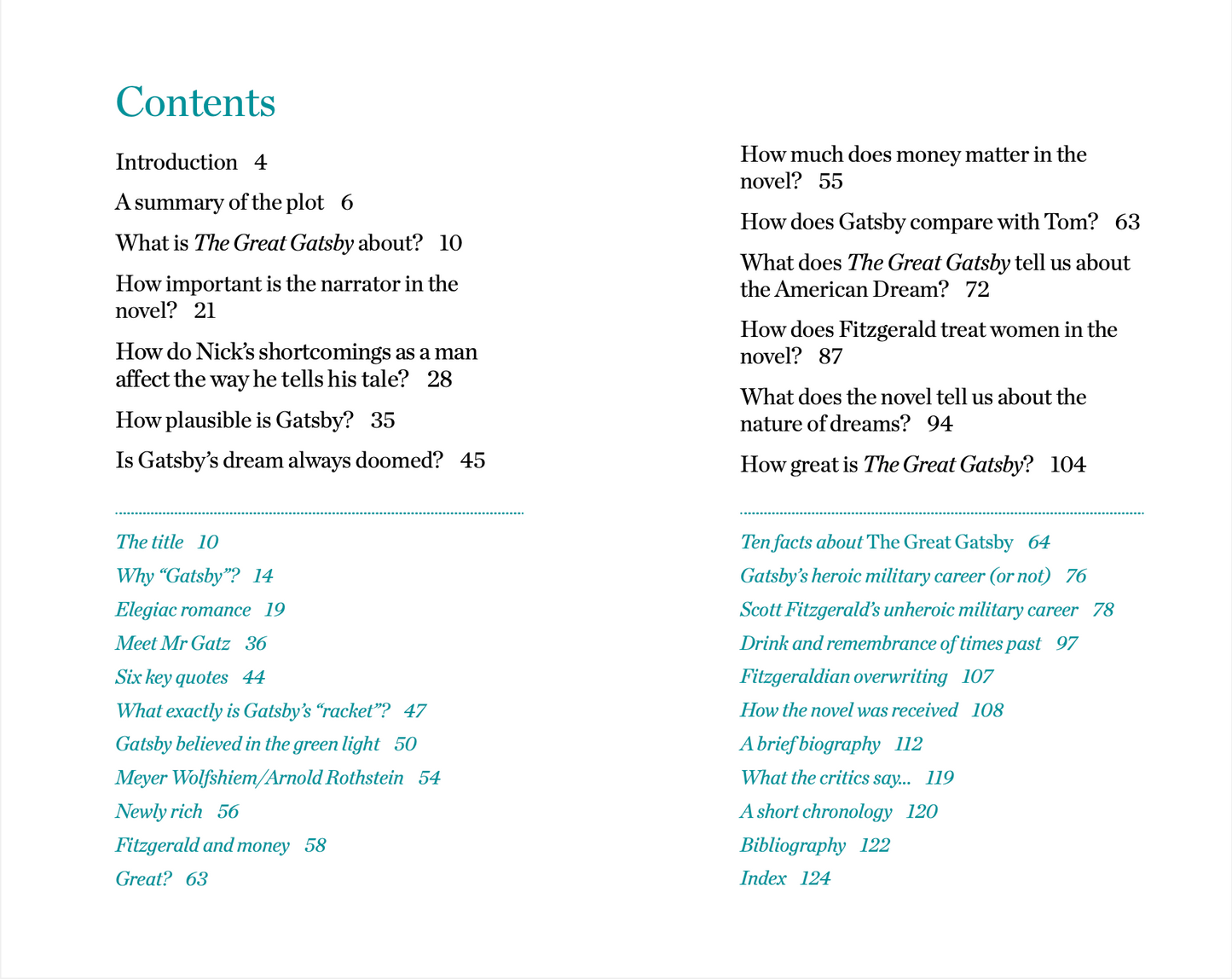 The Day x Connell Guides - The Connell Guide to F Scott Fitzgerald's The Great Gatsby